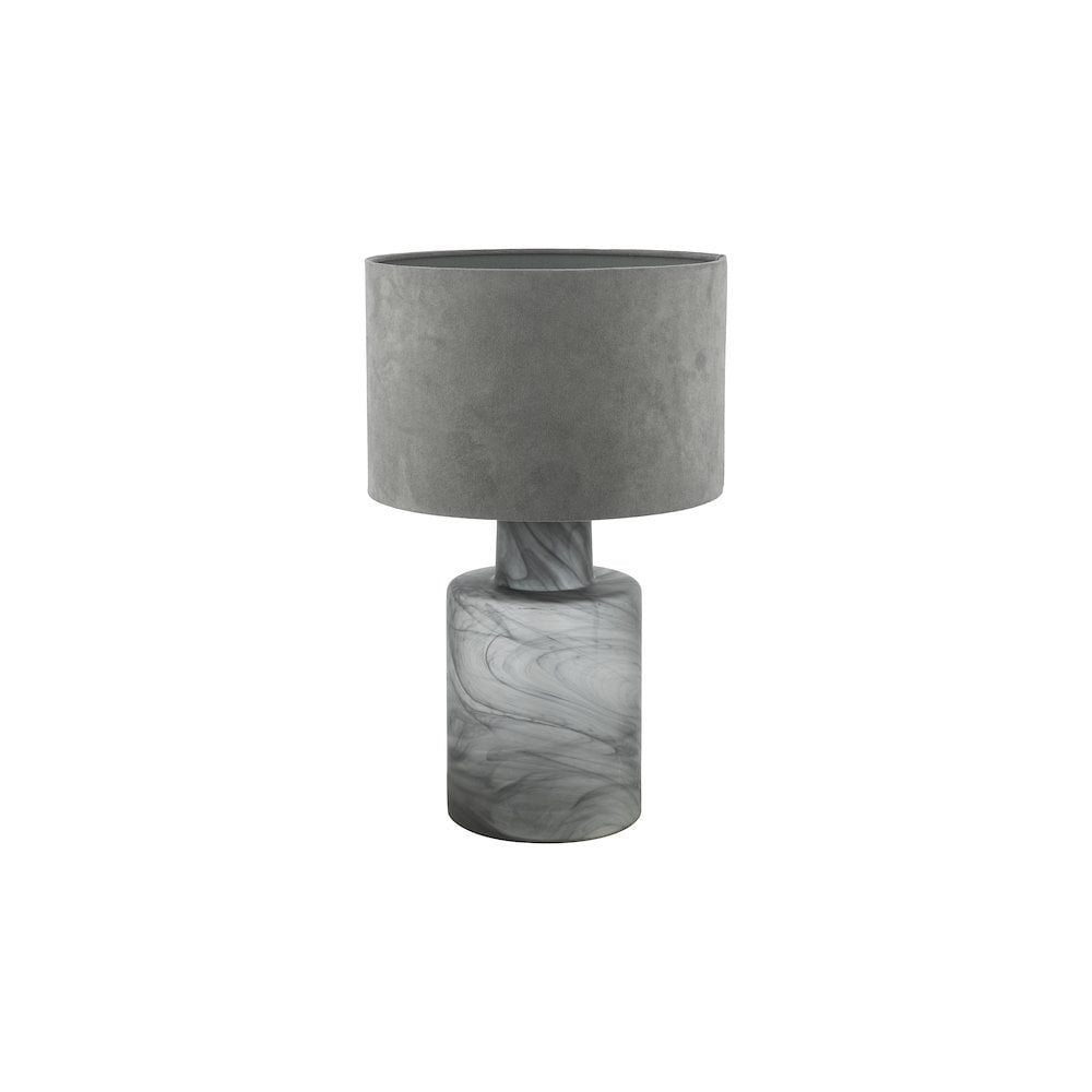 WAN4210 Wanda Table Lamp Smoked Glass With Shade