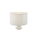 BID422 Bidelia Table Lamp Matt White With Shade