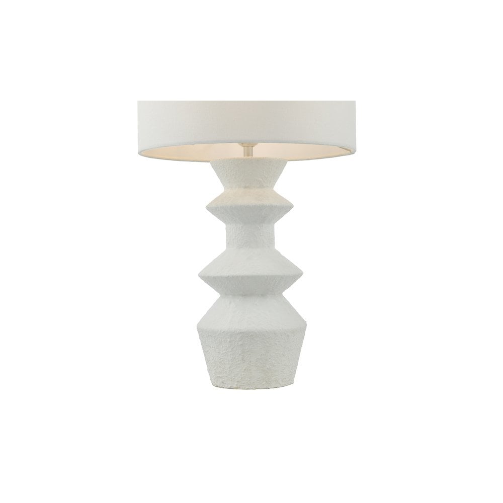 BID422 Bidelia Table Lamp Matt White With Shade