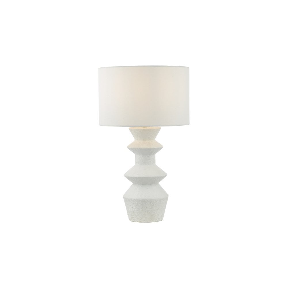 BID422 Bidelia Table Lamp Matt White With Shade