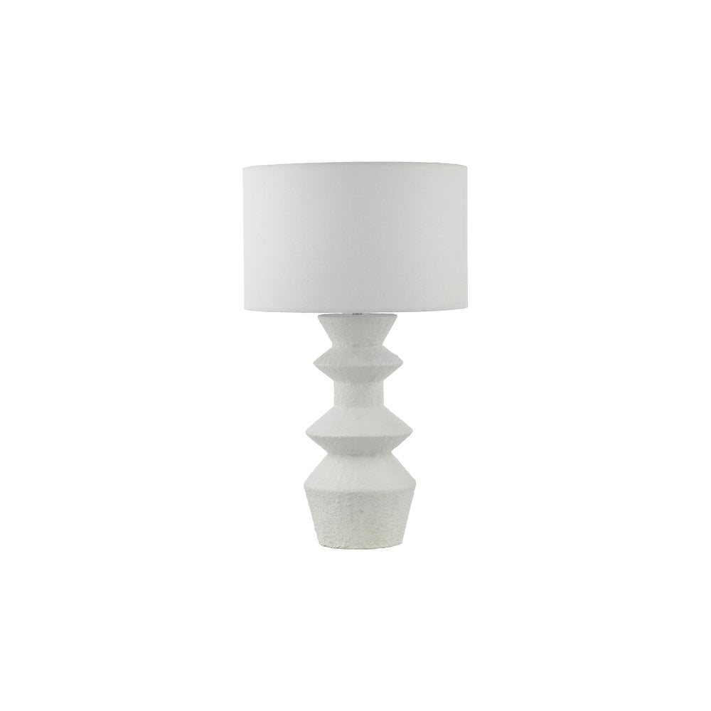 BID422 Bidelia Table Lamp Matt White With Shade