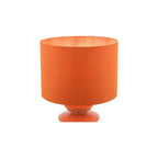 DIS4211 Discus Ceramic Table Lamp Orange With Shade