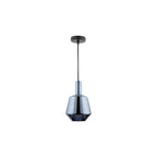ESM0123 Esmeralda Single Pendant Blue Glass and Opal Glass