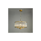 EVE0363 Evelyn 3 Light Pendant Antique Bronze and Glass