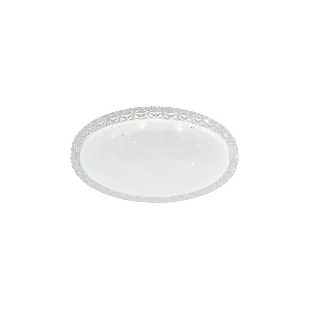 IBE502 Iben Flush White Acrylic With Colour Changing LED