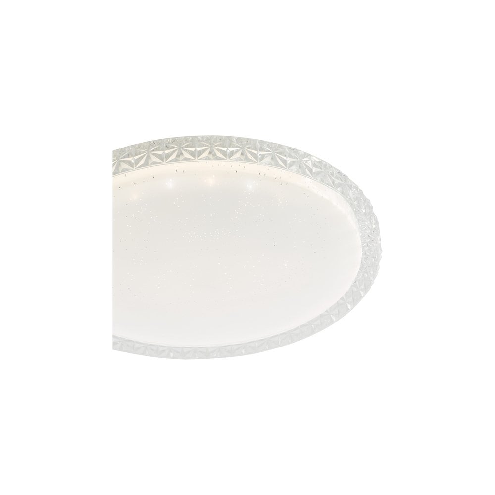 IBE502 Iben Flush White Acrylic With Colour Changing LED