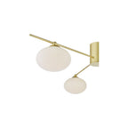 JAS5335 Jasper 3 Light Semi-Flush Satin Gold and Opal Glass