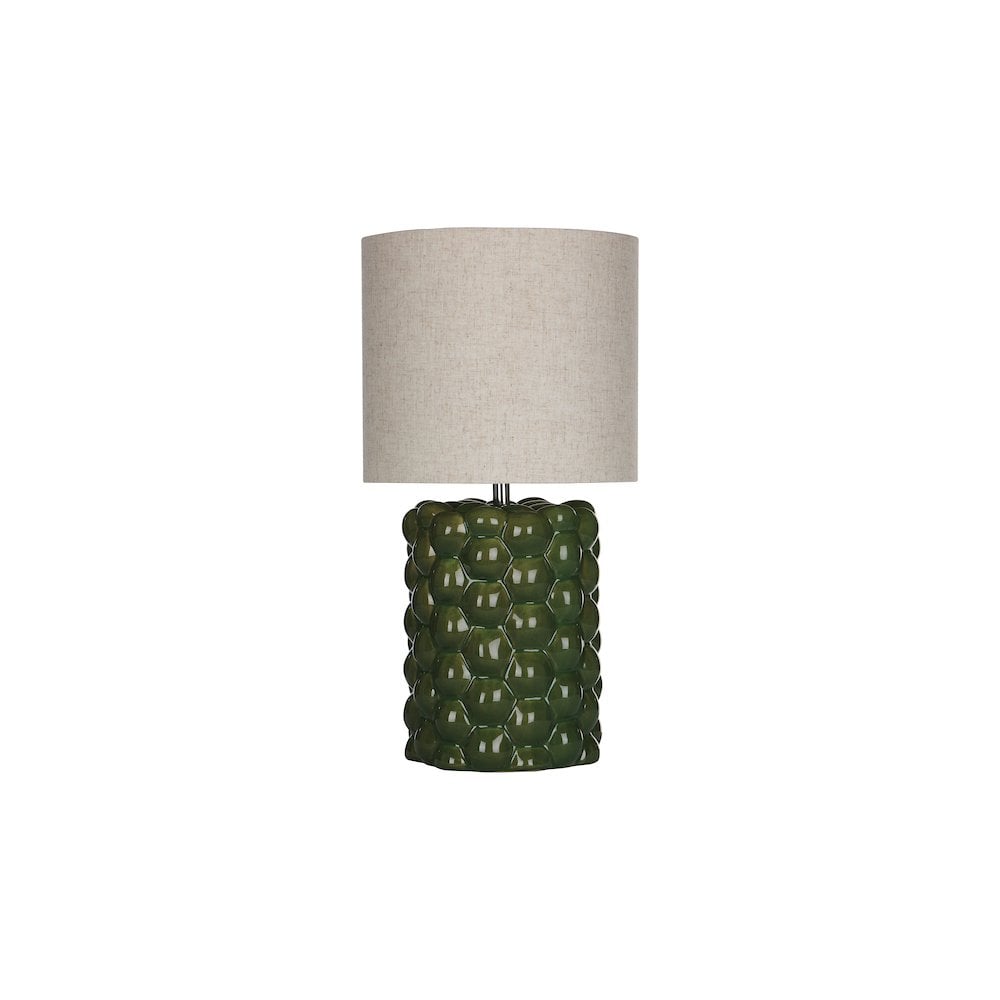 JAY4224 Jayden Table Lamp Green Reactive Glaze With Shade