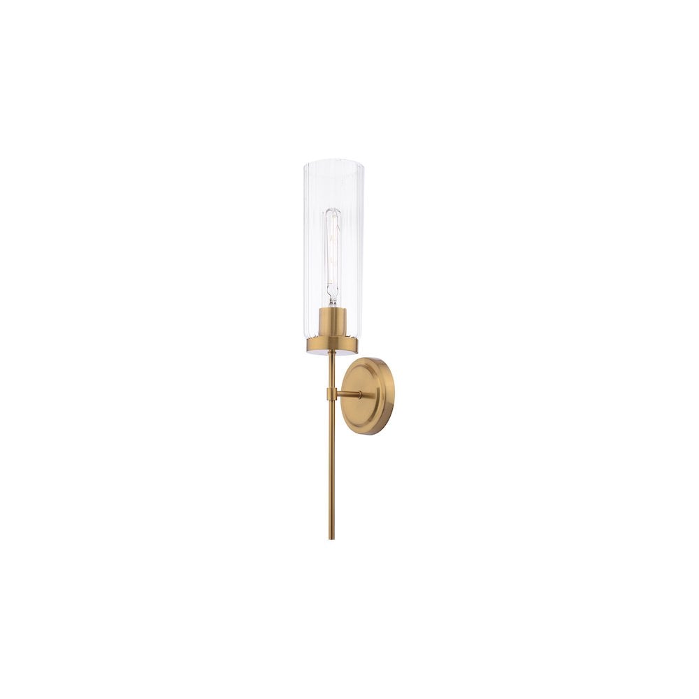 JOD0763 Jodelle Wall Light Polished Bronze and Glass
