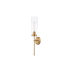 JOD0763 Jodelle Wall Light Polished Bronze and Glass