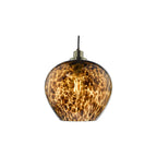 LEA0106 Leandra Pendant Tortoiseshell Glass and Antique Brass