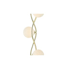 Lysandra 4 Light Floor  Lamp Polished Gold and Opal Glass