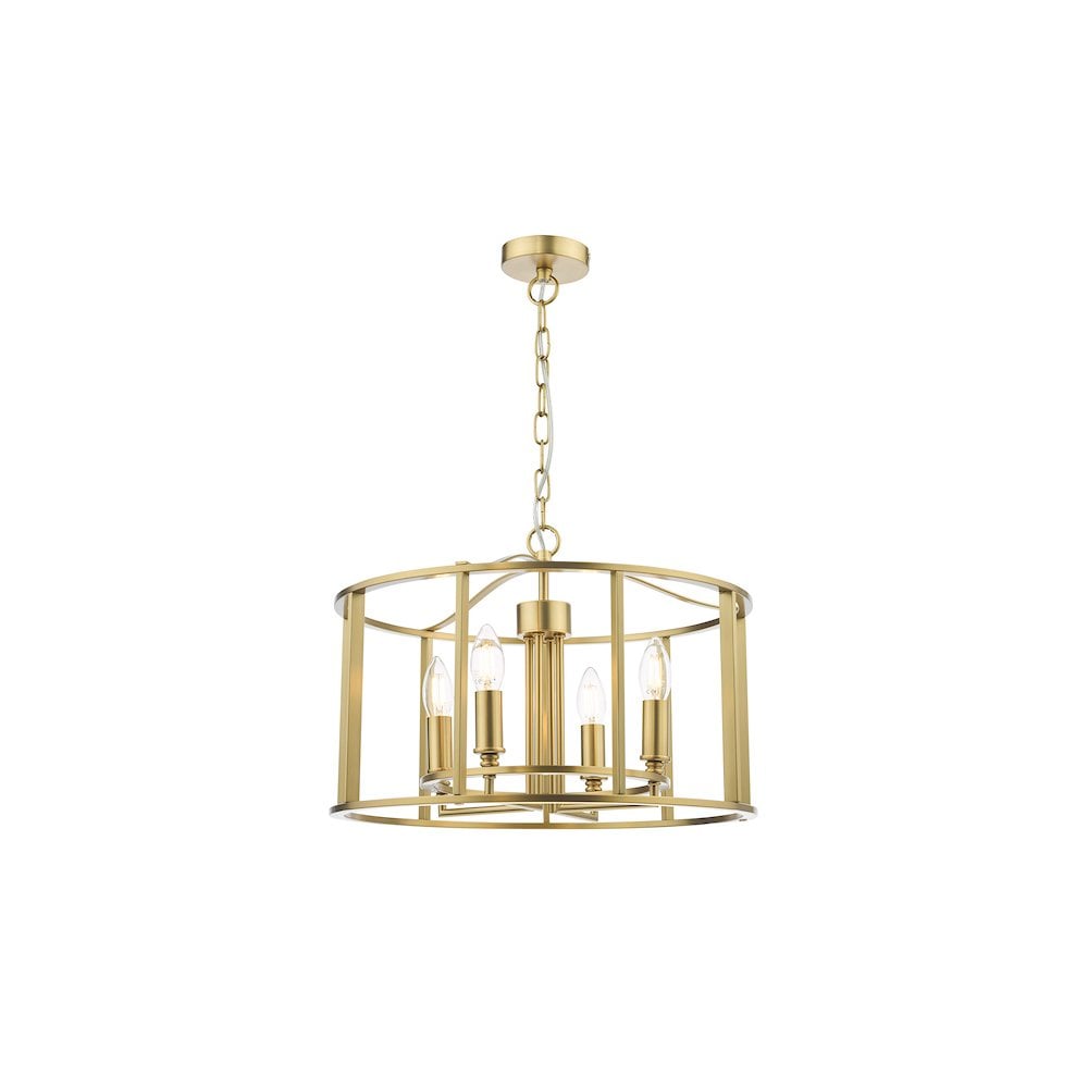 MYK0463 Myka 4 Light Pendant Brushed Bronze