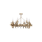 NAD0635 Nadria 6 Light Pendant Satin Gold