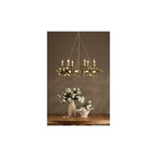 NAD0635 Nadria 6 Light Pendant Satin Gold