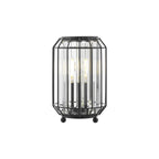 NAE4222 Naeva Table Lamp Matt Black and Crystal