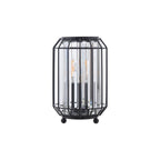 NAE4222 Naeva Table Lamp Matt Black and Crystal