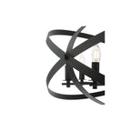 NIT0822 Nitya 8 Light Pendant Matt Black