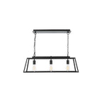 CLA0322 Claudia 3 Light Bar Pendant Matt Black