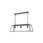 CLA0322 Claudia 3 Light Bar Pendant Matt Black