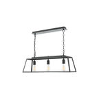 CLA0322 Claudia 3 Light Bar Pendant Matt Black