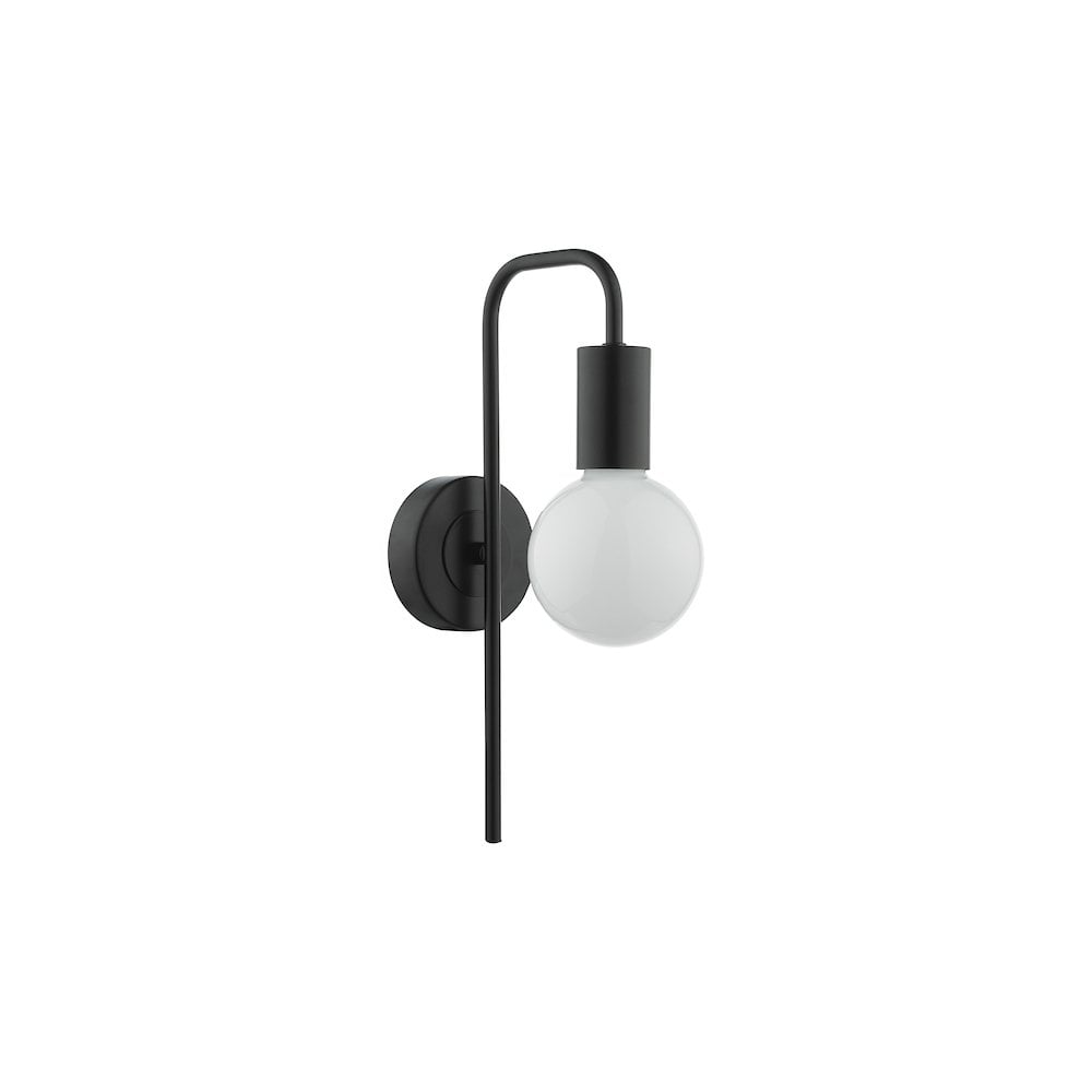 DEN0722 Dena Wall Light Matt Black (S)