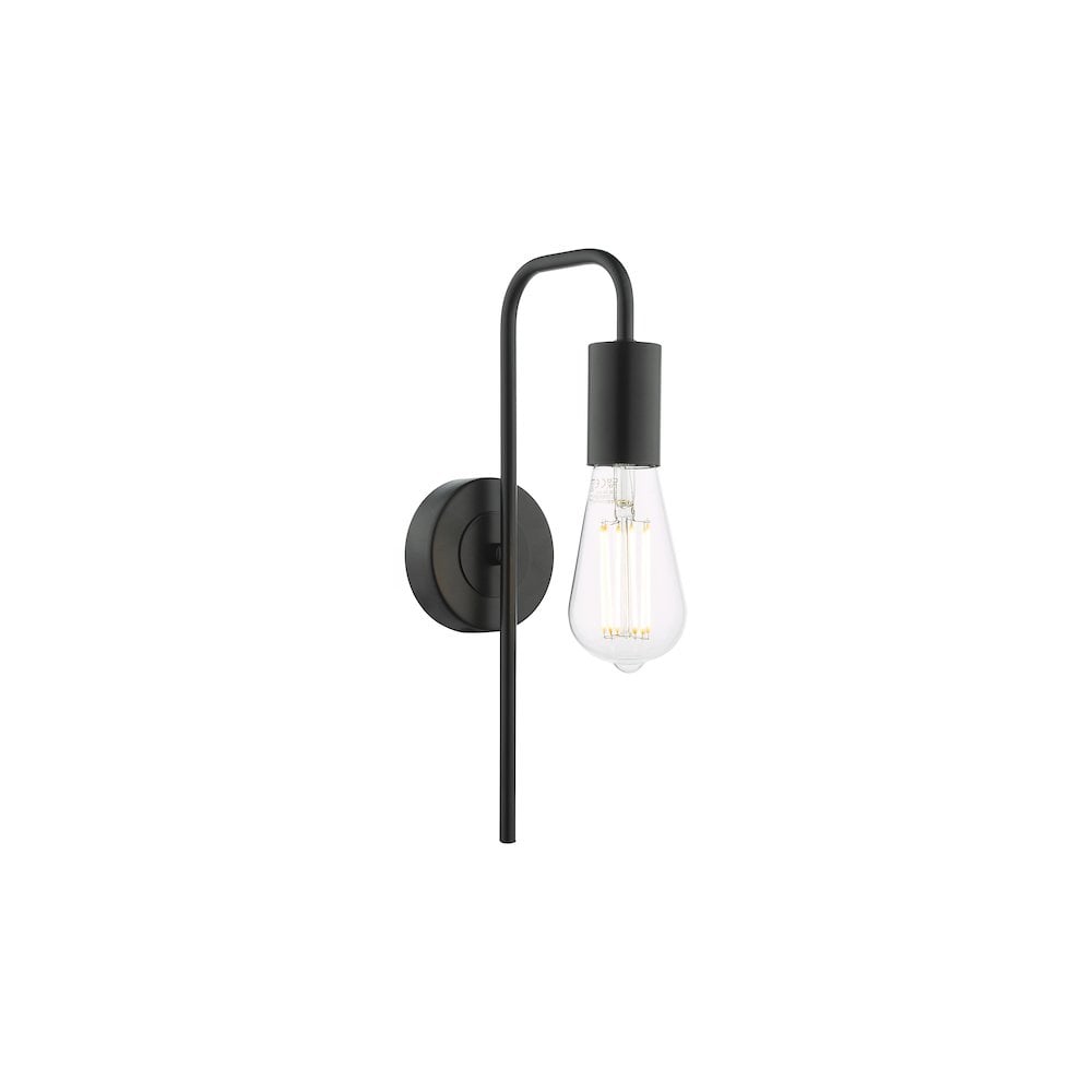 DEN0722 Dena Wall Light Matt Black (S)