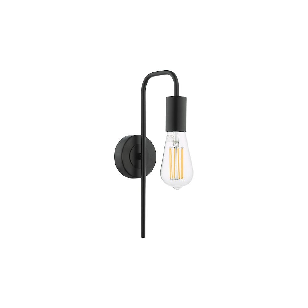 DEN0722 Dena Wall Light Matt Black (S)