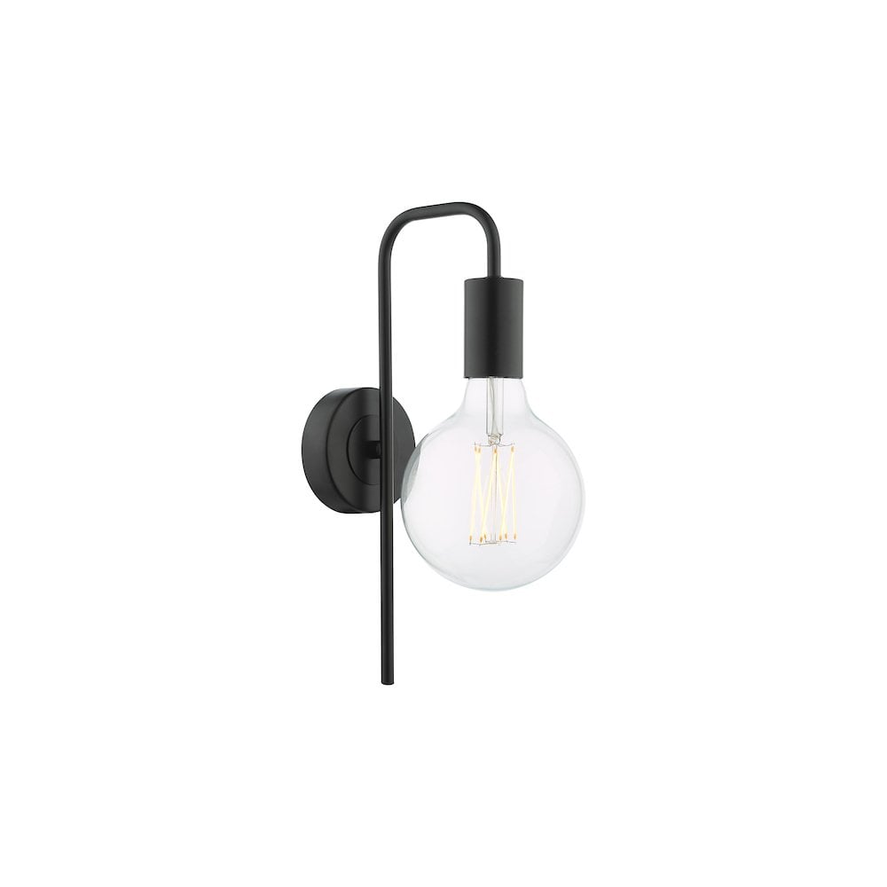 DEN0722 Dena Wall Light Matt Black (S)