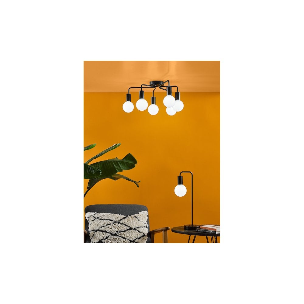 DEN4222 Dena Table Lamp Matt Black