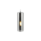 DIA0110 Diaz Pendant Smoked Glass and Polished Chrome