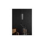 DIA0110 Diaz Pendant Smoked Glass and Polished Chrome