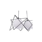 DRE0322 Dreyson 3 Light Bar Pendant Matt Black and Opal Glass (S)