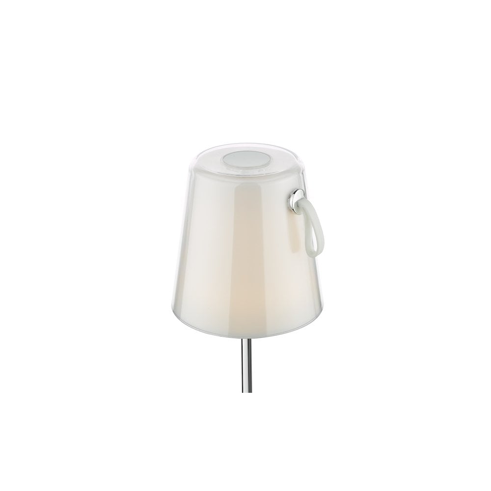 EGO422 Egor Table Lamp Polished Chrome and Colour Changing LED