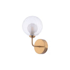 FEY0763-20 Feya Wall Light Antique Bronze & Clear/Opal Glass