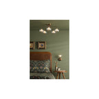 FEY0763-20 Feya Wall Light Antique Bronze & Clear/Opal Glass