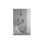 HAD0140-10 Hadano Pendant Natural Brass & Ceramic Shallow Shade