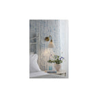 HAD0740-09 Hadano Wall Light Natural Brass & Ceramic Domed Shade