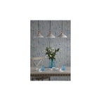 HAD3640-10 Hadano 3 Light Bar Pendant Natural Brass & Ceramic Shallow Shade