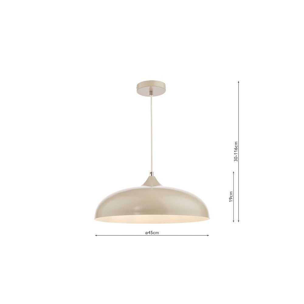 KAE0129 Kaelan Pendant Taupe