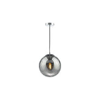 SP71-RIP8810 Ripple Pendant Polished Chrome & Smoked Glass