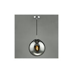 SP71-RIP8810 Ripple Pendant Polished Chrome & Smoked Glass