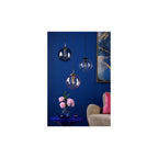 SP71-RIP8810 Ripple Pendant Polished Chrome & Smoked Glass