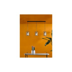 TAT0322 Tatum 3 Light Bar Pendant Matt Black and Smoked Glass