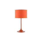 TOL4211 Toledo Table Lamp Satin Orange With Shade