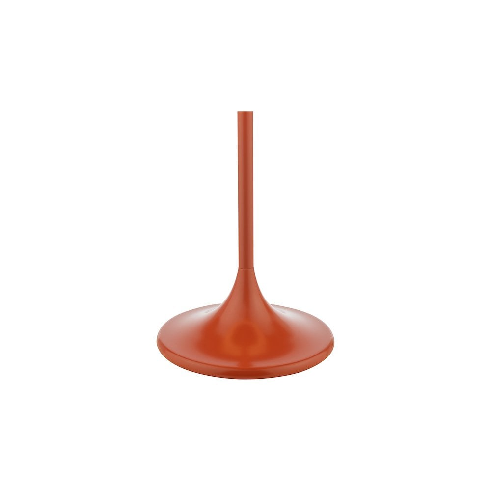 TOL4211 Toledo Table Lamp Satin Orange With Shade