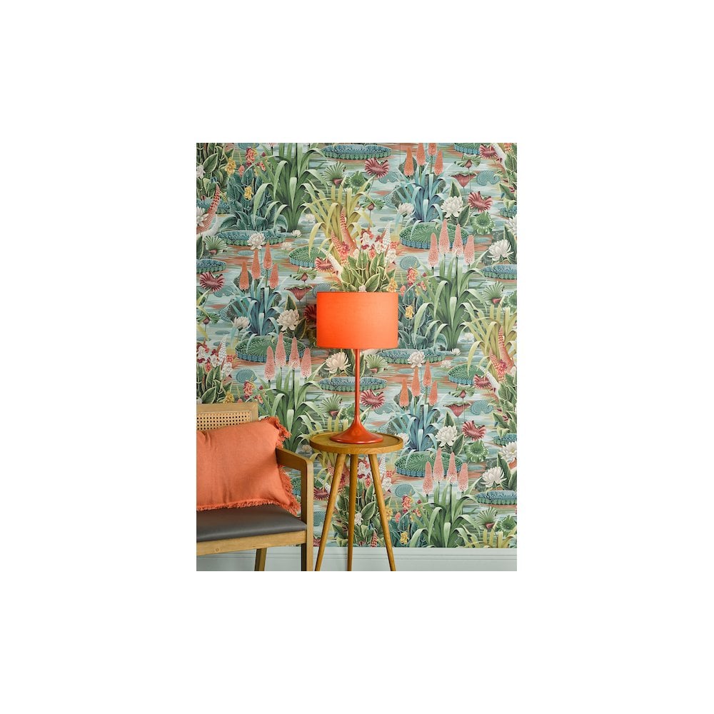 TOL4211 Toledo Table Lamp Satin Orange With Shade