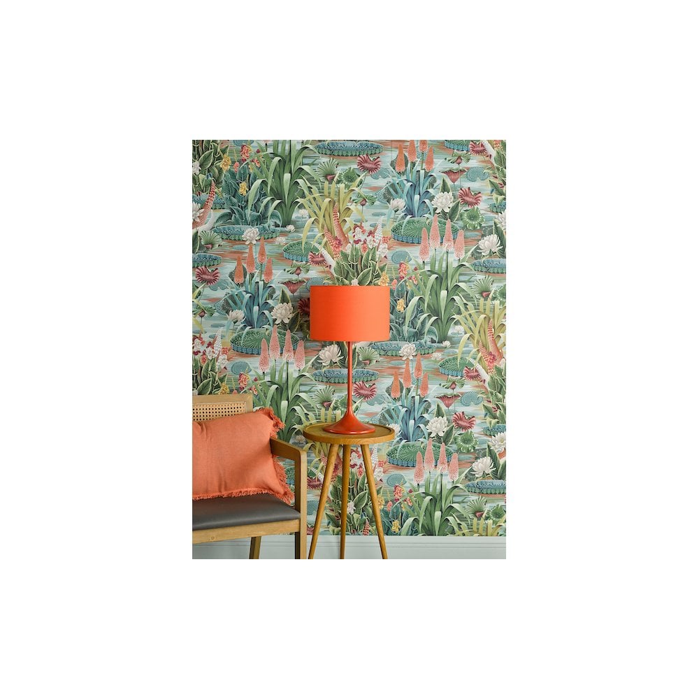 TOL4211 Toledo Table Lamp Satin Orange With Shade