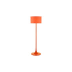TOL4911 Toledo Floor Lamp Satin Orange With Shade
