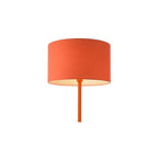 TOL4911 Toledo Floor Lamp Satin Orange With Shade